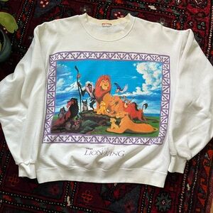 Vintage 90’s Disney Lion King Big Graphic Crewneck